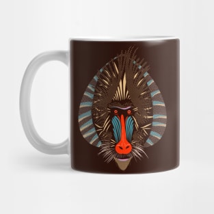 Mandrill baboon Mug